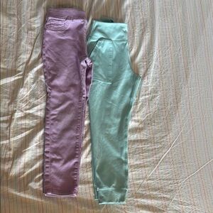 Chic Kids' Leggings in Purple and Mint